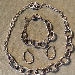 Brighton crystal jewelry set.